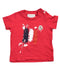 A Red Short Sleeve Tops from Moncler in size 6-12M for neutral. (Front View)