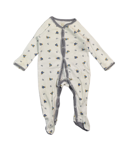 A White Onesies from Ralph Lauren in size 3-6M for boy. (Front View)