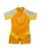 A Yellow Swimsuits from Cheekaaboo in size 4T for girl. (Front View)
