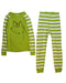A Green Pyjama Sets from Hanna Andersson in size 7Y for boy. (Front View)