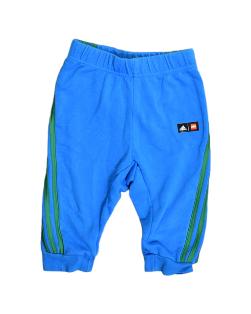 A Blue Sweatpants from Adidas in size 2T for boy. (Front View)