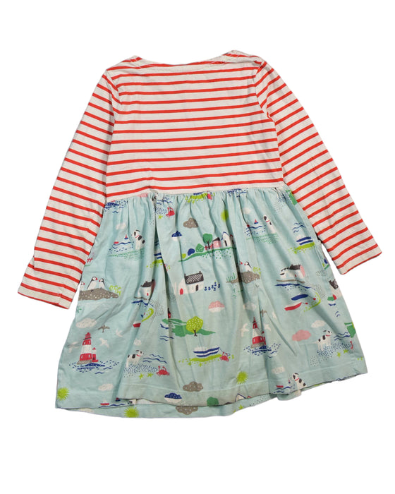 A Red Long Sleeve Dresses from Boden in size 7Y for girl. (Back View)