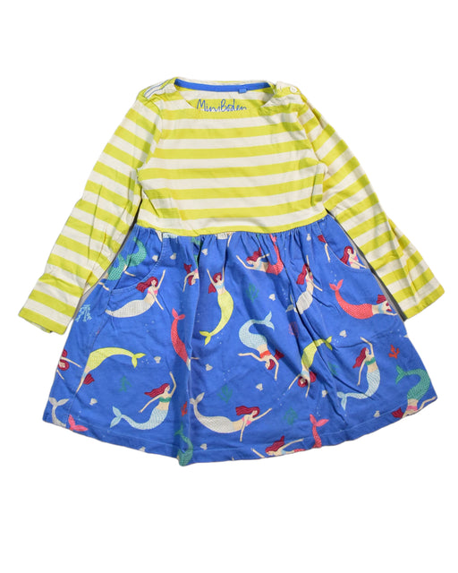 A Yellow Long Sleeve Dresses from Boden in size 5T for girl. (Front View)