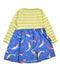 A Yellow Long Sleeve Dresses from Boden in size 5T for girl. (Back View)