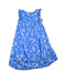A Blue Sleeveless Dresses from Tea in size 6T for girl. (Back View)