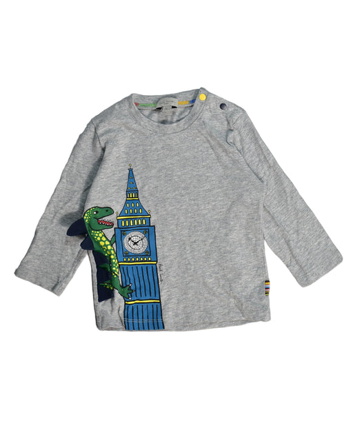 A Grey Long Sleeve Tops from Paul Smith in size 6-12M for boy. (Front View)