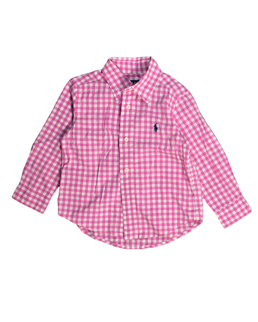 A Pink Shirts from Polo Ralph Lauren in size 4T for boy. (Front View)