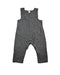 A Grey Long Overalls from Petit Bateau in size 6-12M for boy. (Back View)