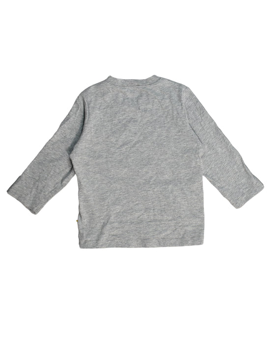 A Grey Long Sleeve Tops from Paul Smith in size 6-12M for boy. (Back View)