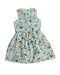 A Blue Sleeveless Dresses from Gingersnaps in size 8Y for girl. (Back View)