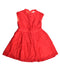 A Red Sleeveless Dresses from Chateau de Sable in size 4T for girl. (Front View)
