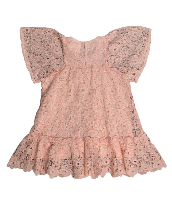 A Pink Short Sleeve Dresses from Love Bonito in size 5T for girl. (Back View)