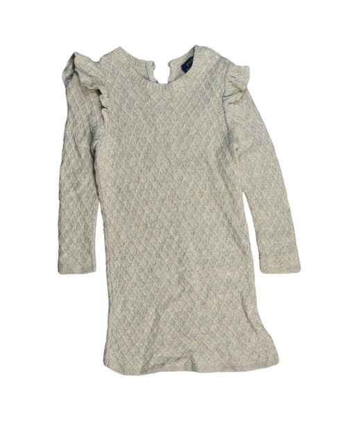 A Grey Long Sleeve Dresses from Polo Ralph Lauren in size 2T for girl. (Front View)