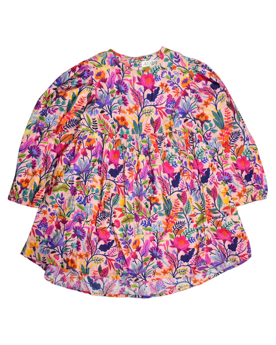 A Pink Long Sleeve Dresses from Alex & Ant in size 8Y for girl. (Front View)
