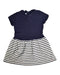 A Blue Short Sleeve Dresses from Seed in size 7Y for girl. (Front View)