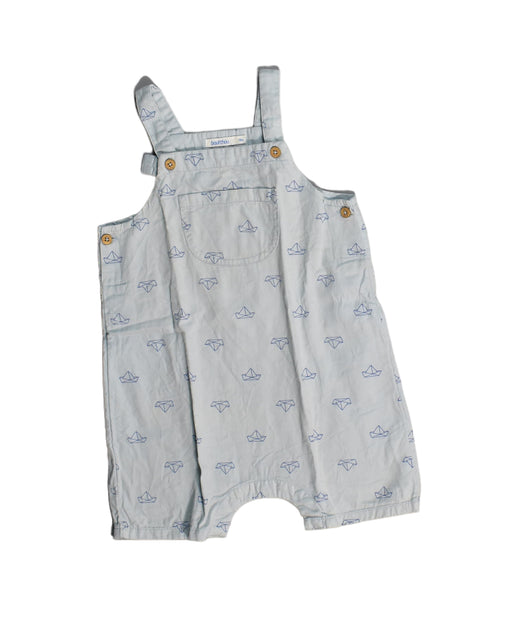 A Grey Overall Shorts from Bout'Chou in size 12-18M for boy. (Front View)