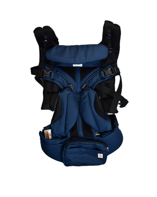A Blue Baby Carriers from Ergobaby in size 0-3M for neutral. (Front View)