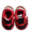 A Red Sneakers from Nike in size 3-6M for boy. (Back View)
