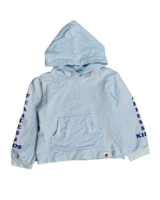 A Blue Hoodie from Roses & Rhinos in size 8Y for boy. (Front View)