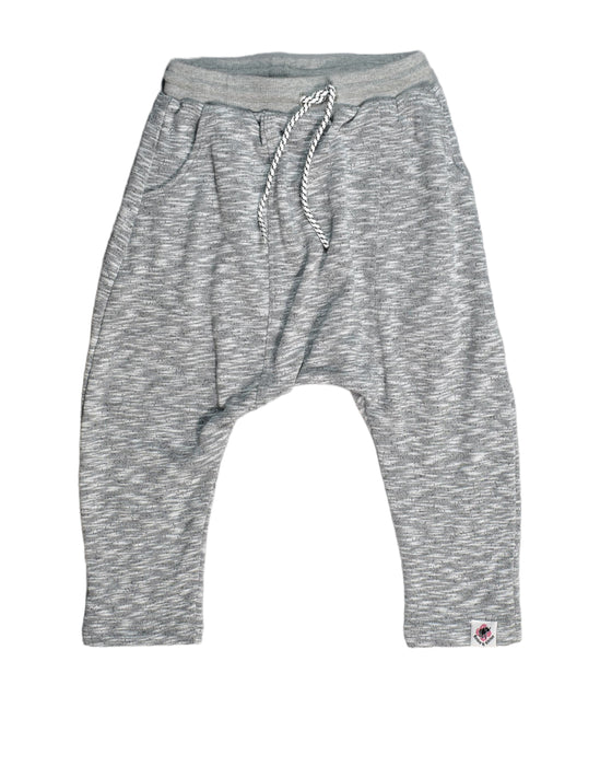 A Grey Sweatpants from Roses & Rhinos in size 4T for girl. (Front View)