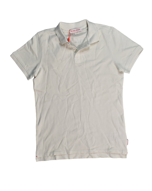 A Grey Short Sleeve Polos from Orlebar Brown in size 12Y for boy. (Front View)
