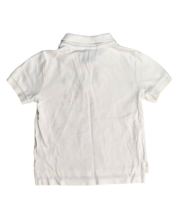 A White Short Sleeve Polos from Polo Ralph Lauren in size 3T for boy. (Back View)