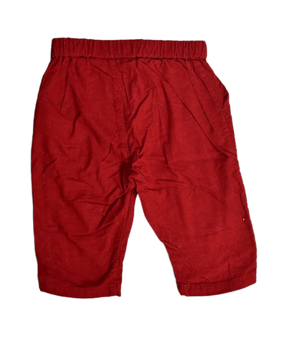 A Red Casual Pants from Bonpoint in size 3-6M for boy. (Back View)