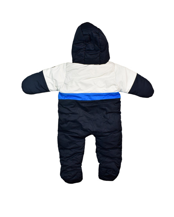 A Blue Snowsuits from Jacadi in size 6-12M for boy. (Back View)