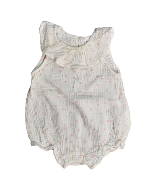 A White Bodysuits from Seed in size 0-3M for girl. (Front View)