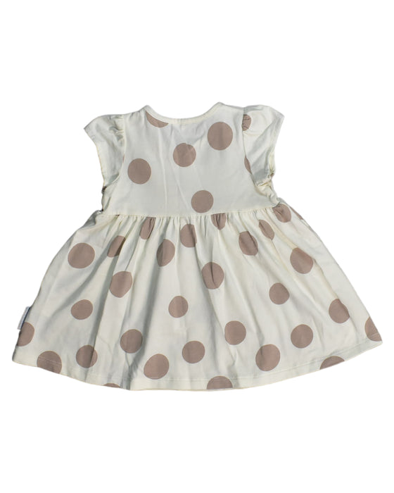 A White Short Sleeve Dresses from Boden in size 3-6M for girl. (Back View)