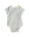 A White Bodysuits from Pehr in size 0-3M for boy. (Back View)