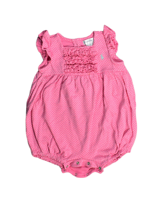 A Pink Bodysuits from Ralph Lauren in size 6-12M for girl. (Front View)