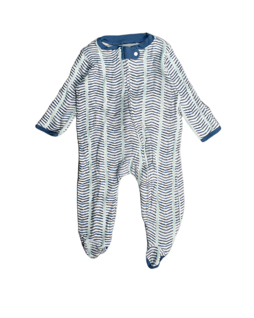 A Blue Jumpsuits from Burt's Bees Baby in size 0-3M for boy. (Front View)