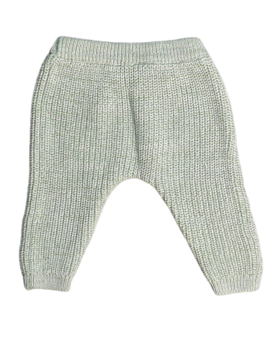 A Green Casual Pants from Seed in size 0-3M for girl. (Back View)