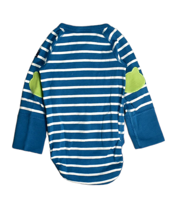 A Blue Bodysuits from Polarn O. Pyret in size 0-3M for boy. (Back View)