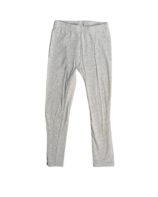A Grey Leggings from Seed in size 5T for girl. (Front View)