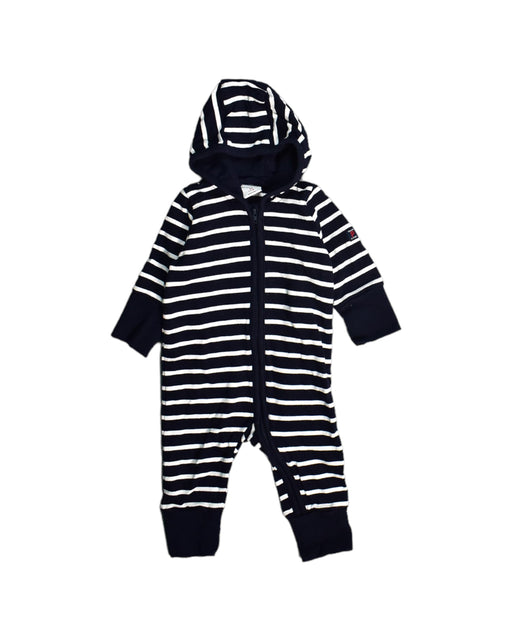 A Blue Jumpsuits from Polarn O. Pyret in size 0-3M for boy. (Front View)