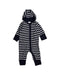 A Blue Jumpsuits from Polarn O. Pyret in size 0-3M for boy. (Front View)