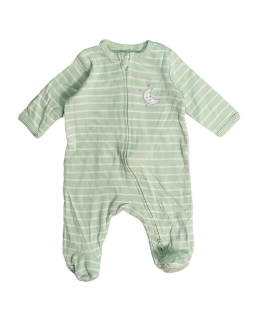 A Green Jumpsuits from Little Me in size Newborn for boy. (Front View)