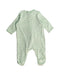 A Green Jumpsuits from Little Me in size Newborn for boy. (Back View)
