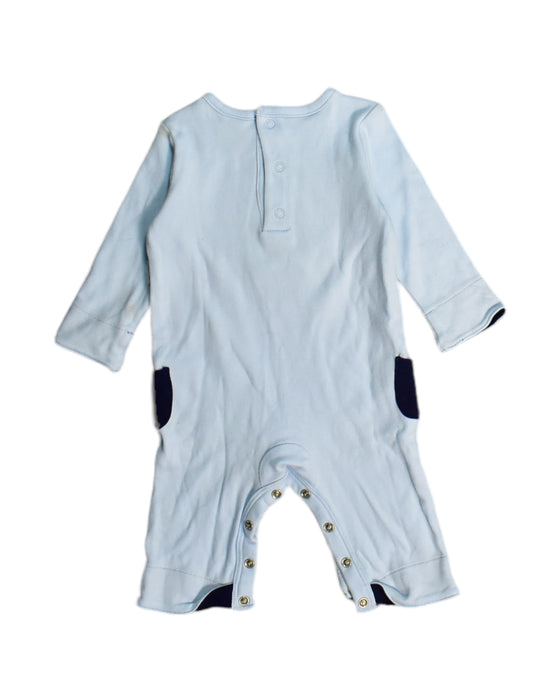 A Blue Jumpsuits from Janie & Jack in size 0-3M for boy. (Back View)