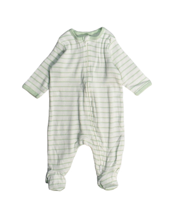 A White Jumpsuits from Little Me in size Newborn for boy. (Front View)