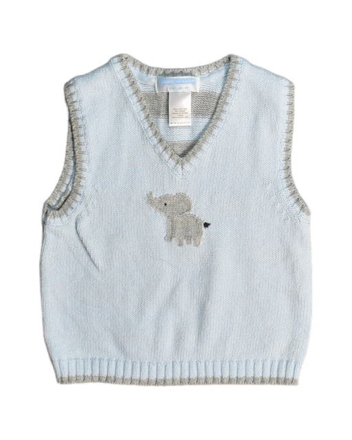 A Grey Sweater Vests from Janie & Jack in size 12-18M for boy. (Front View)