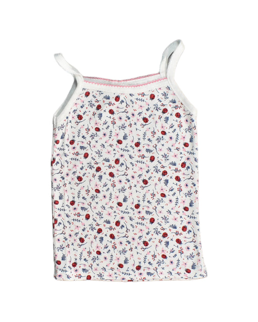 A White Sleeveless Tops from Absorba in size 3T for girl. (Front View)