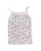 A White Sleeveless Tops from Absorba in size 3T for girl. (Front View)