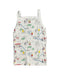 A White Sleeveless Tops from Petit Bateau in size 3T for girl. (Back View)