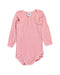 A Pink Bodysuits from Petit Bateau in size 12-18M for girl. (Front View)