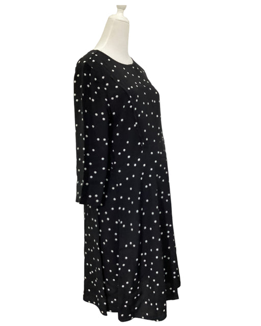 A Black Long Sleeve Dresses from Seraphine in size L for maternity. (Front View)