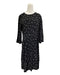 A Black Long Sleeve Dresses from Seraphine in size L for maternity. (Back View)