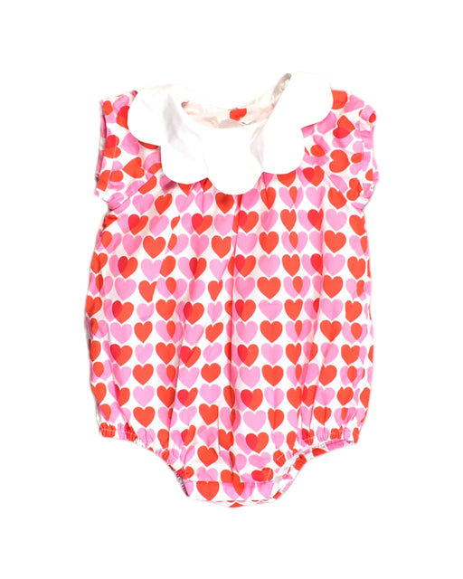 A Red Bodysuits from Jacadi in size 3-6M for girl. (Front View)